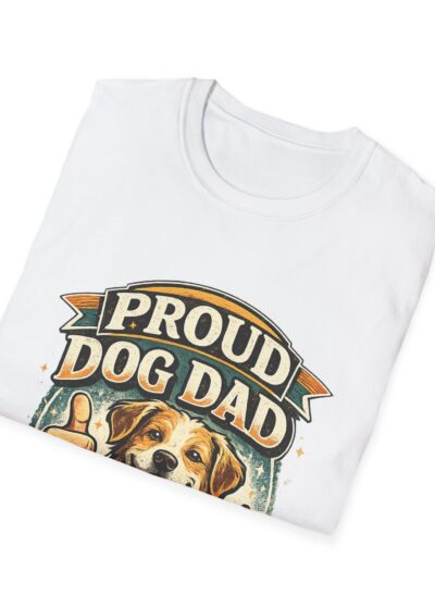 Proud Dog Dad T-Shirt — Cute Thumbs-Up Dog Graphic Shirt for Dog Lovers